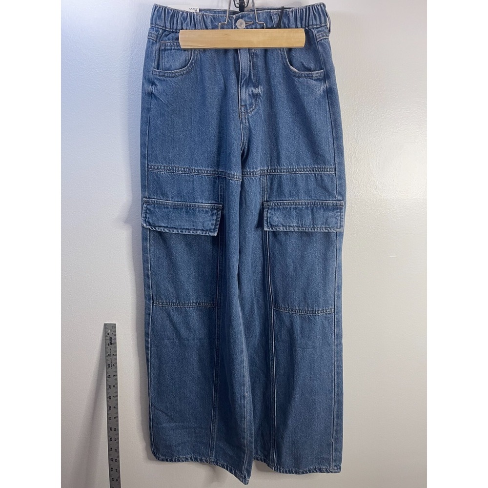 Forever 21 Womens-Juniors Cargo Jean Pants Size 25‎ (NWT)